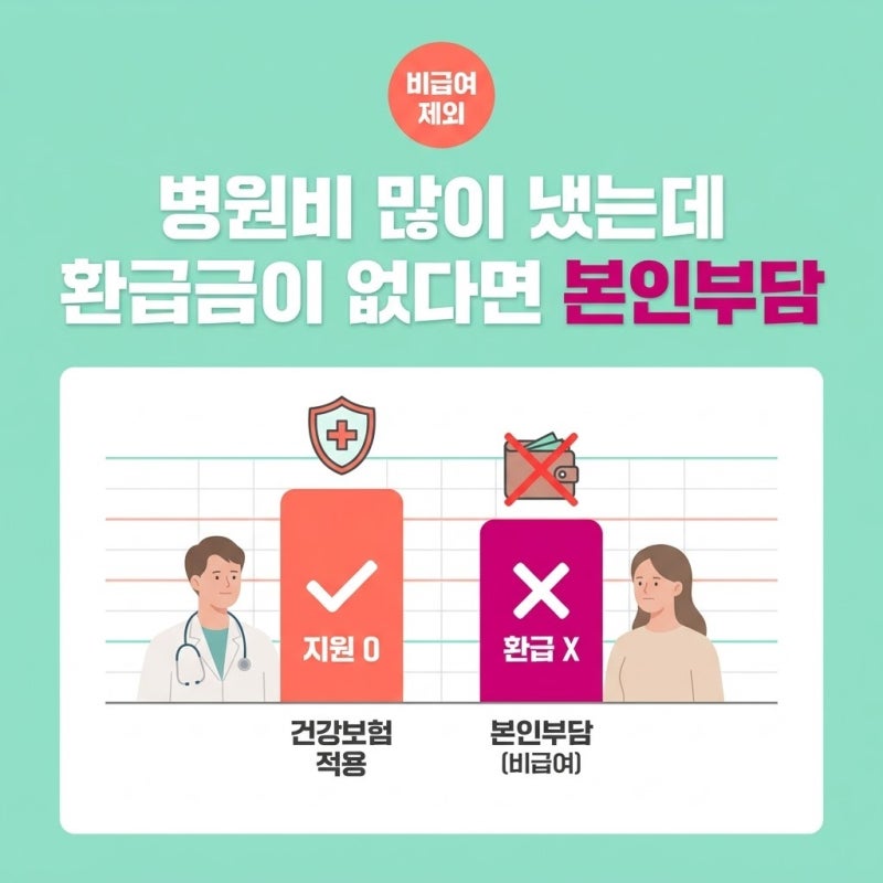 병원비 많이 냈는데 환급금이 없다면 본인부담상한제에서 빠지는 비용 확인하기 150% 활용법