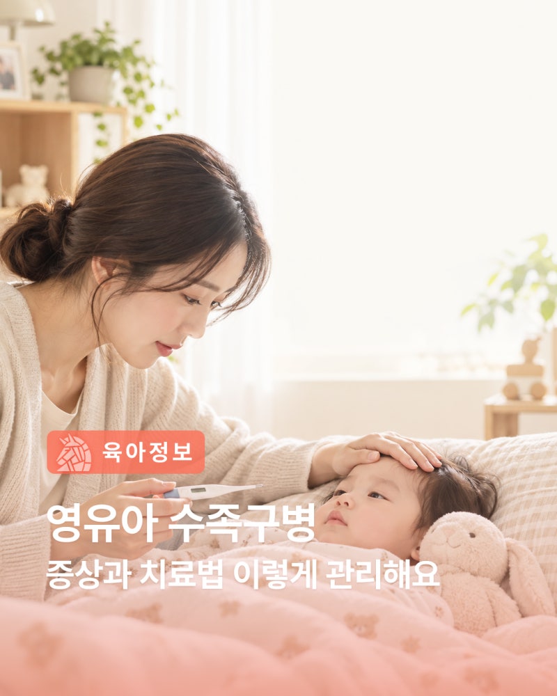 영유아 수족구병 증상과 치료법, 이렇게 관리해요