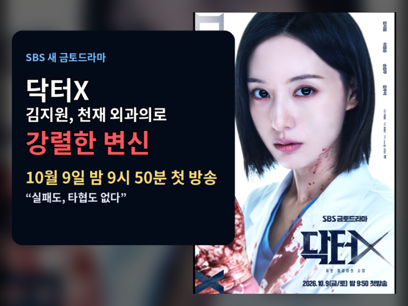 김지원이 천재 외과의로 돌아온다…‘닥터X : 하얀 마피아의 시대’ 어떤 드라마일까
