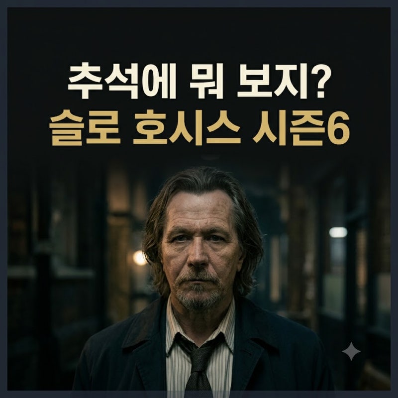 “추석에 뭐 보지?” 슬로 호시스 시즌6, 게리 올드먼 첩보물 몰아보기