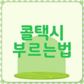 콜택시 부르는법 서울 경기 부산 대구 인천 수원 전화번호 2026 최신 기준 실제 후기