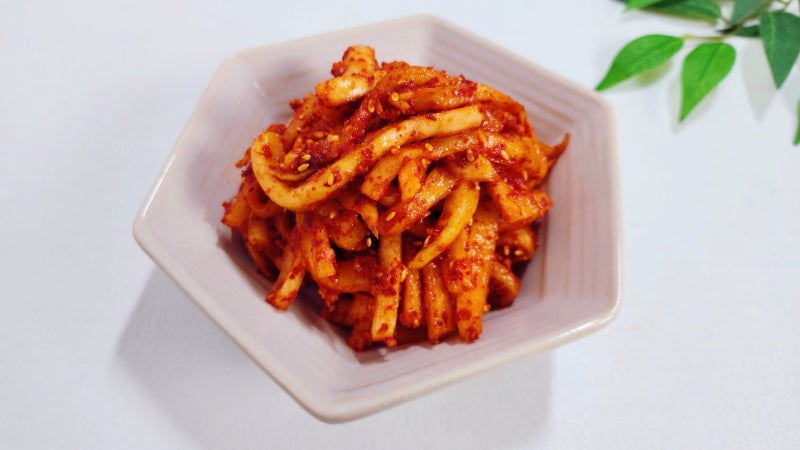 무반찬 보쌈무 김치 만들기 생채 레시피 가을반찬 무말랭이 무침 만드는방법