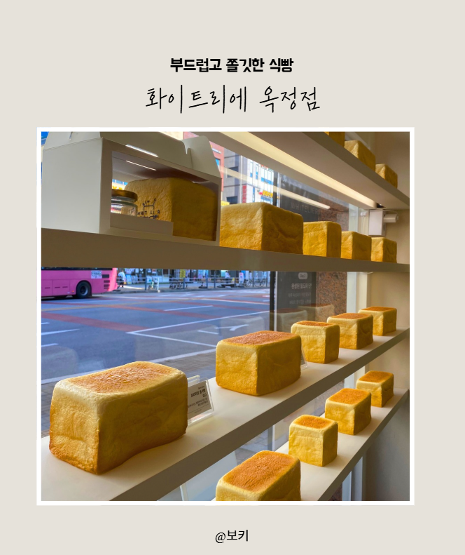 양주 옥정 빵집 화이트리에 옥정점｜부드러운 생식빵과 특제 잼이 맛있는 식빵맛집