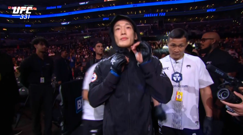 UFC 331 유주상 경기 결과, 정찬성 코칭에도 아쉬운 스플릿 판정패