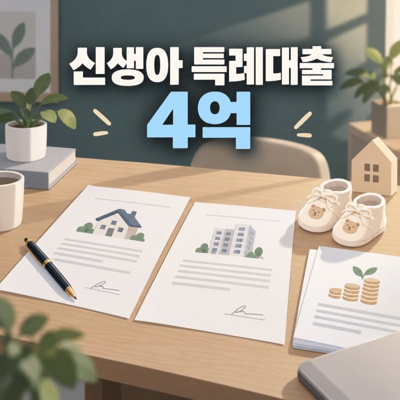신생아 특례대출 2026년 조건·한도·서류 총정리