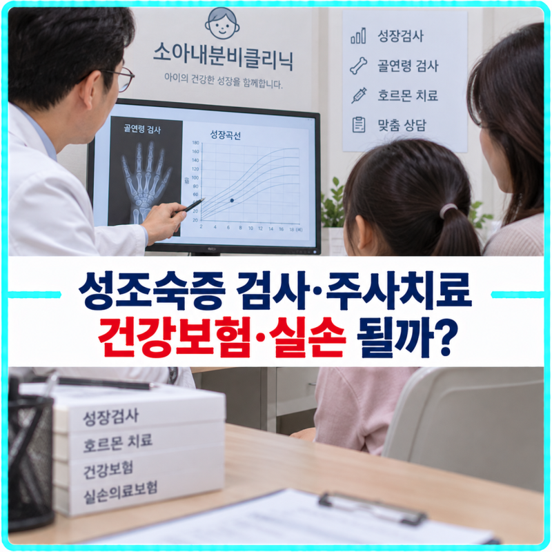 성조숙증 검사와 주사치료, 건강보험·실손은 어디까지 확인해야 할까?