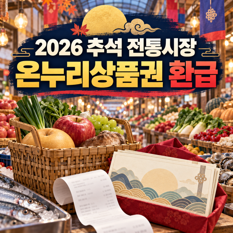 전통시장 온누리 환급 행사, 참여 시장과 지불 방법 확인하기 + 대상 품목