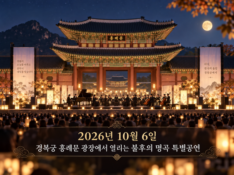 2026 경복궁 불후의 명곡 특별공연, 송가인·이승기 출연 무료 방청신청 정리