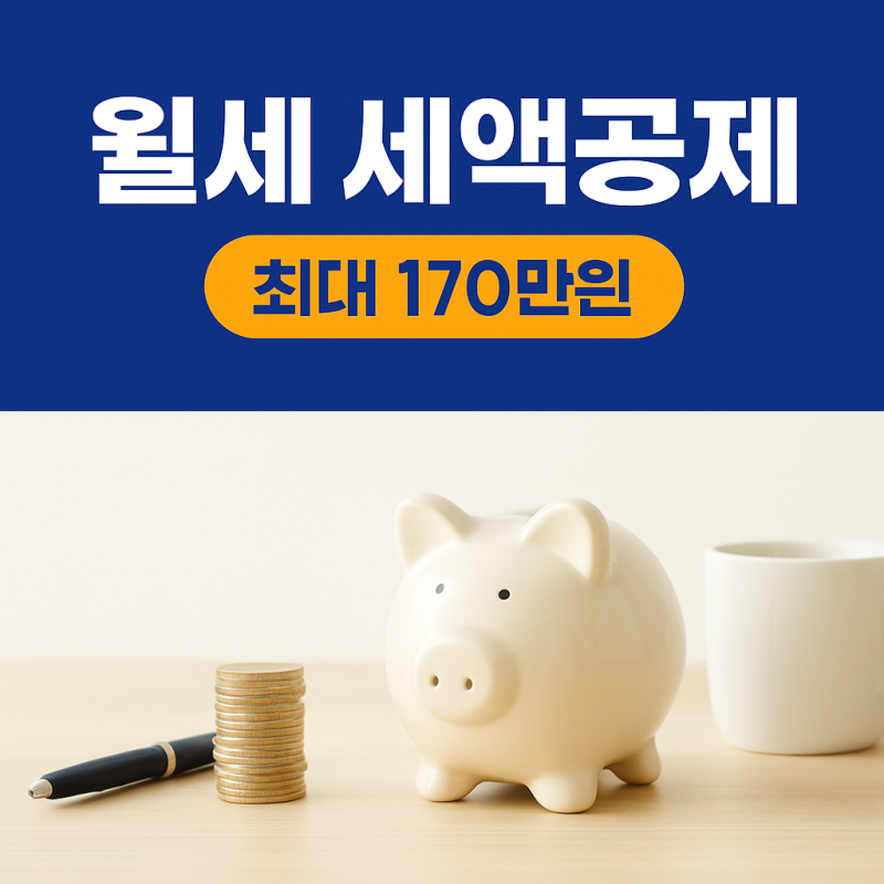 월세 세액공제 조건 직접 따져봤어요