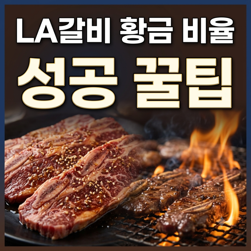 명절 LA갈비 엘에이갈비 맛있게 재우는 법: 황금 비율 양념장 레시피