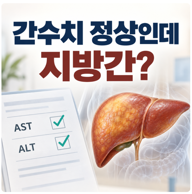 지방간인데 AST·ALT 정상? 간수치만 믿으면 놓치는 검사 3가지