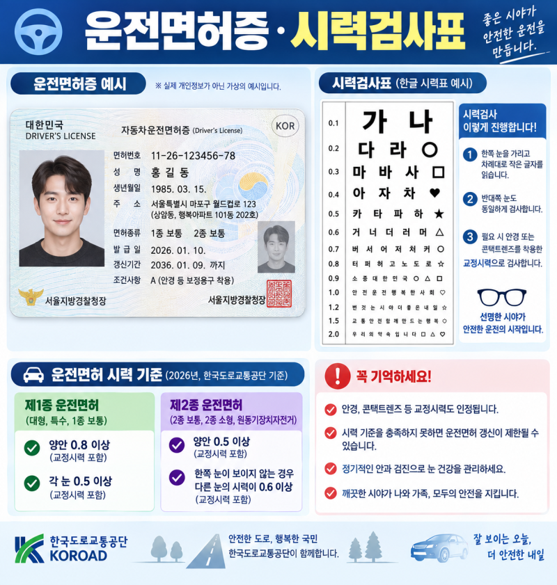 운전면허 적성검사, 2026년 기준으로 이렇게 바뀌었어요!