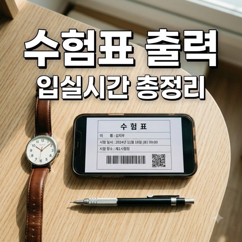 토익 수험표 출력 필요할까? 2026년 시험 입실시간부터 준비물 총정리