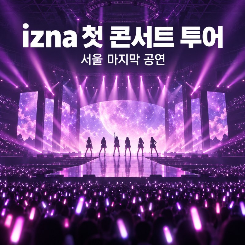 izna 첫 콘서트 투어 ‘WHO DAT GIRL?’ 서울 공연, 오늘 마지막 무대