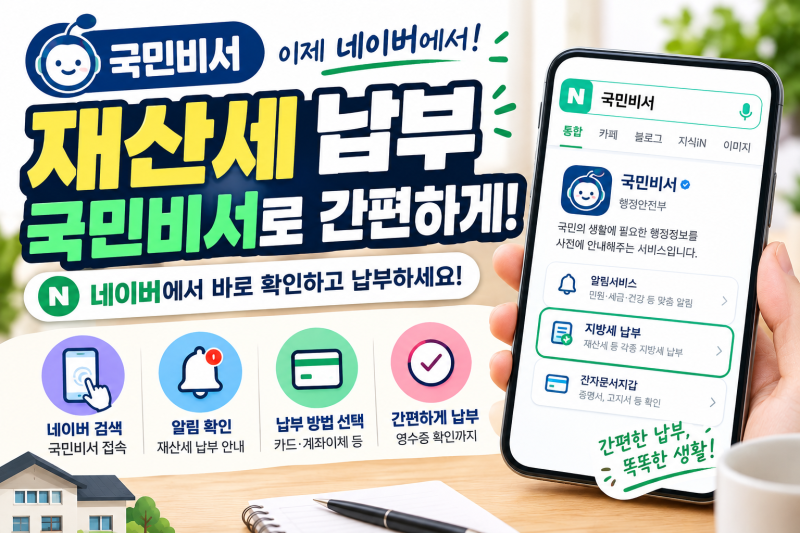 2026년 9월 재산세 네이버페이 납부 가능할까? 카드포인트까지 정리