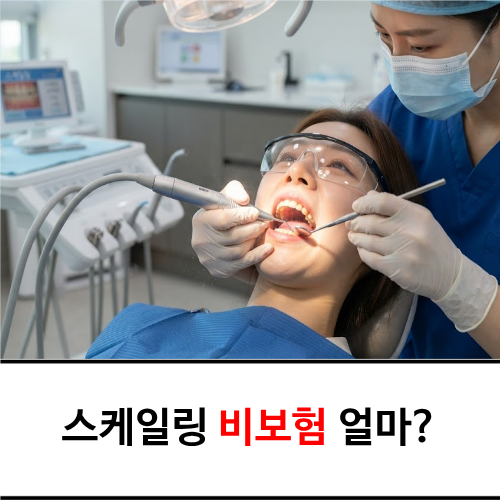 스케일링 비보험 가격 얼마? 건강보험 적용 안 되면 비용 얼마나 나올까