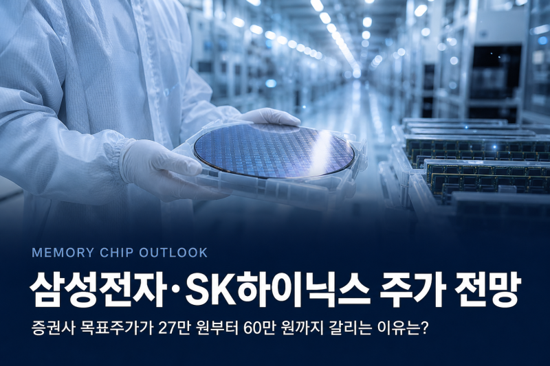 삼성전자 SK하이닉스 주가 전망, 증권사 목표주가가 27만 원부터 60만 원까지 갈리는 이유