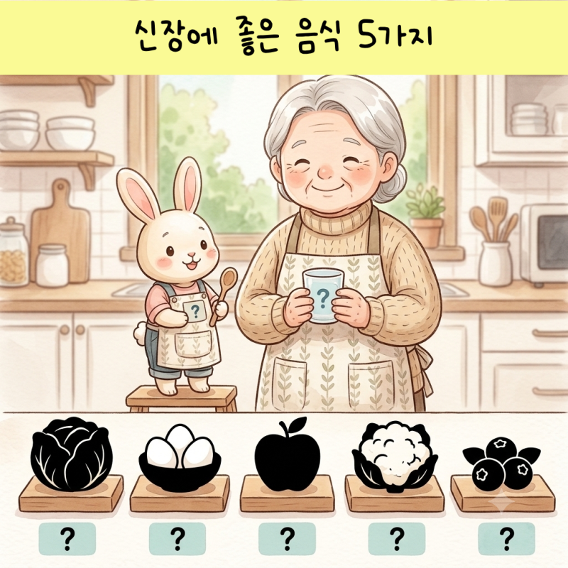 신장에 좋은 음식 5가지 칼륨과 인을 줄이는 조리법