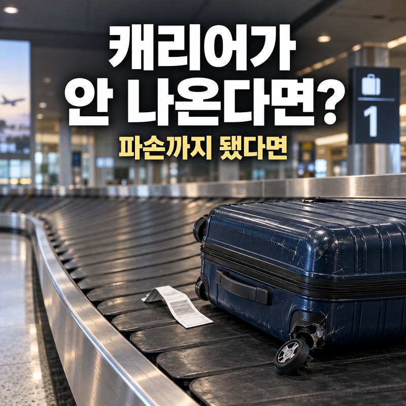 추석 여행 중 캐리어 안 나오거나 파손됐다면? 항공사 보상받는 방법