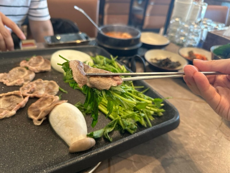 과천 서울랜드 맛집 더차돌 서울대공원 다녀와서 오리차돌구이로 몸보신