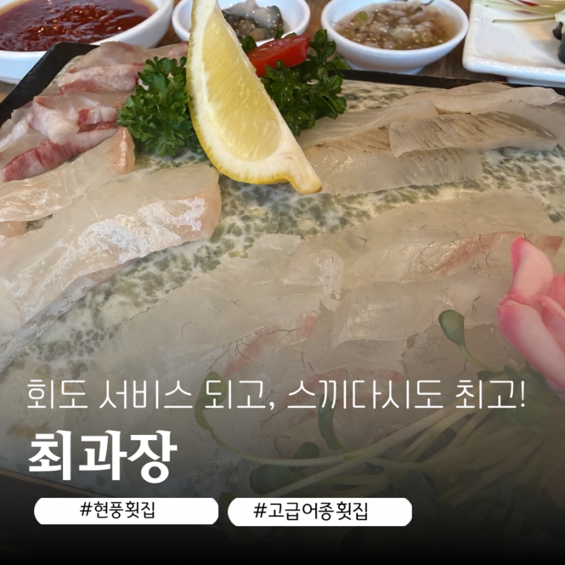 현풍테크노폴리스횟집 최과장｜고급어종 스페셜 코스에 반한 현풍횟집