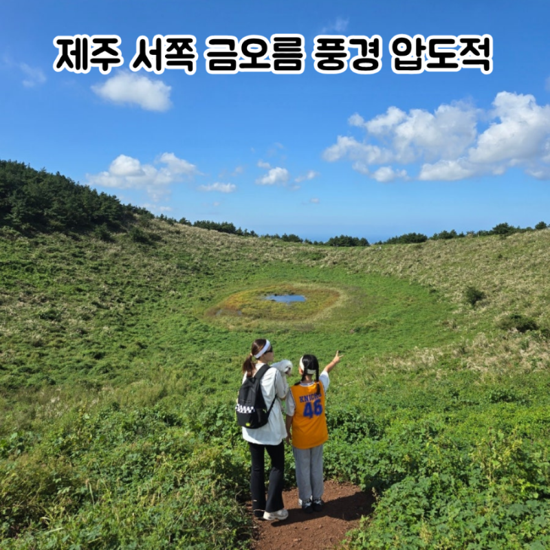 제주 서쪽 오름 추천 20분 올라 만난 압도적인 풍경 금오름
