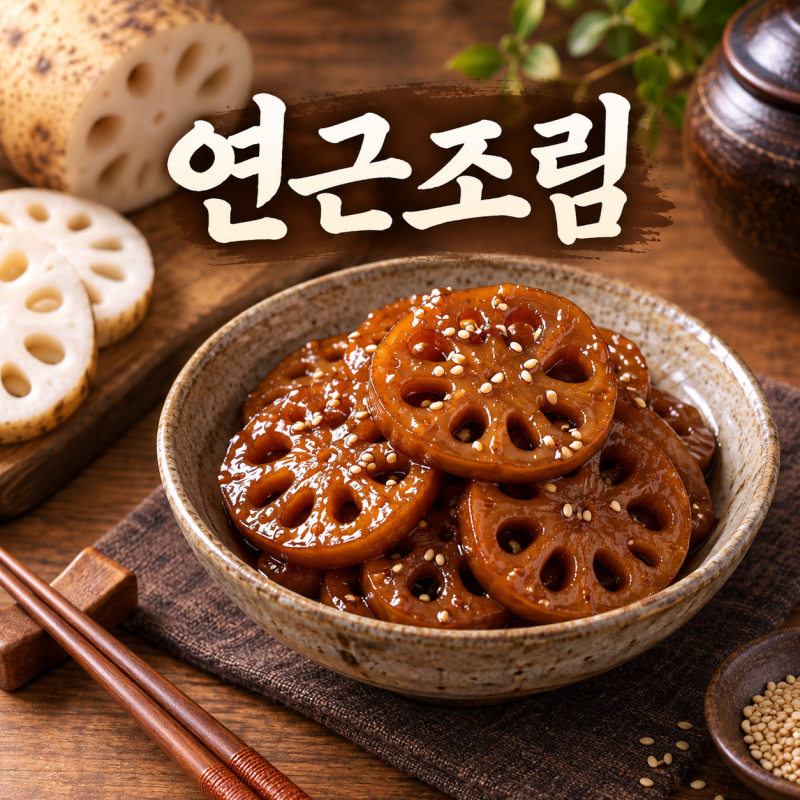 연근조림 만드는 법, 아삭쫀득 간장 황금비율부터 갈변 없이 손질하는 법까지