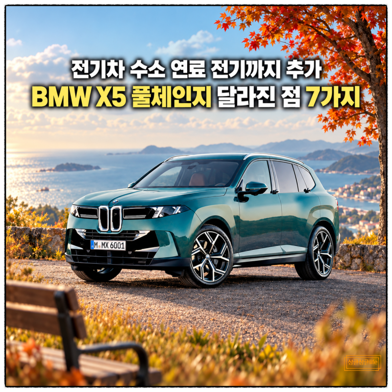 “전기차 수소 연료 전기 추가” BMW X5 풀체인지 달라진 점