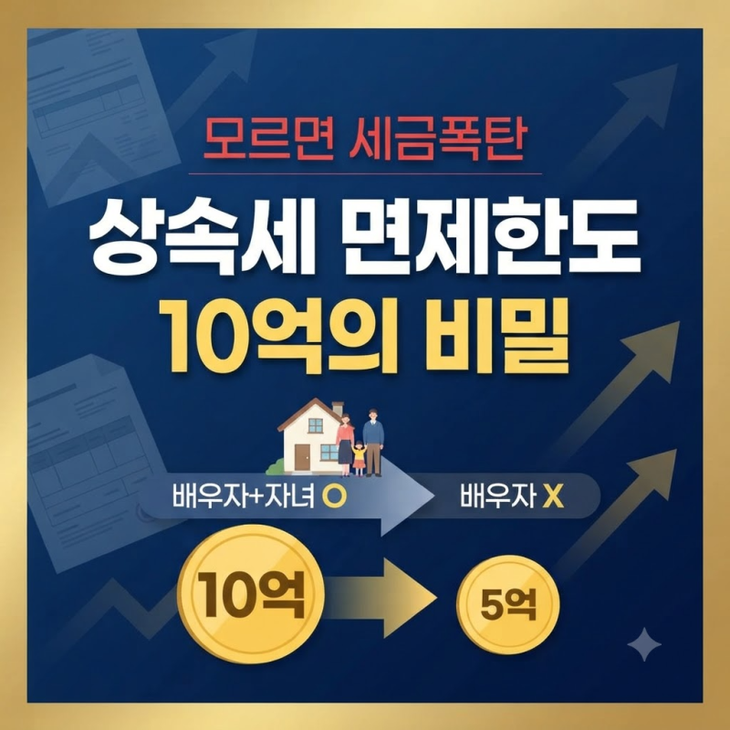 모르면 세금폭탄 "상속세 면제한도" 배우자공제·일괄공제 10억 기준 정리