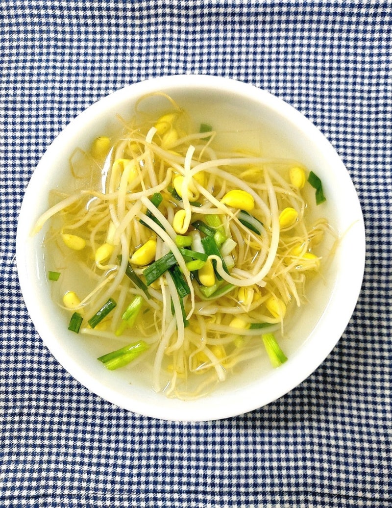 육수없이 시원한 맑은콩나물국 끓이는법 간단한 콩나물국 요리 레시피