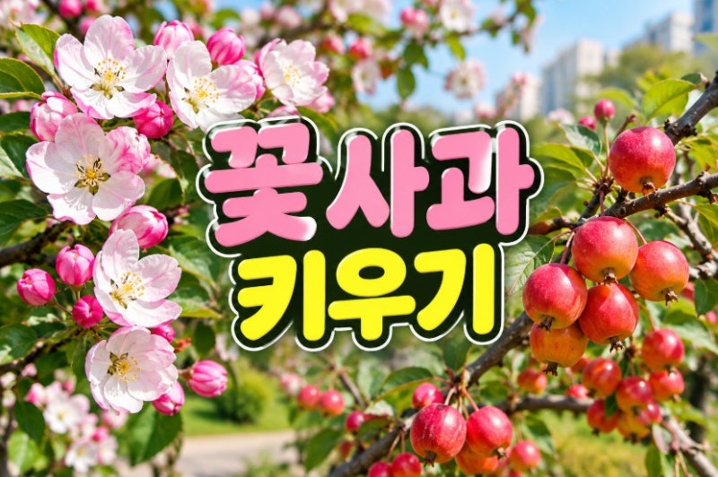 가을 보석 꽃사과 먹을 수 있을까? 개화시기 수확 시기 효능 용도 총정리