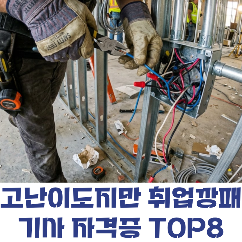 난이도는 있지만 취업깡패인 기사 자격증 TOP8