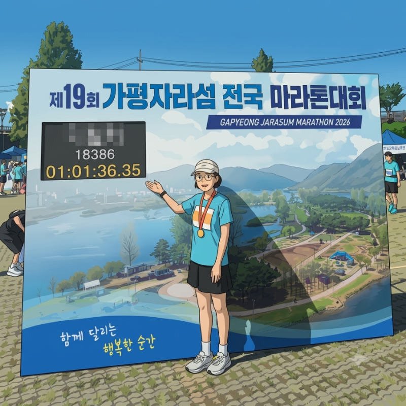 2026년 제19회 가평 자라섬 전국마라톤 10Km 참가 후기