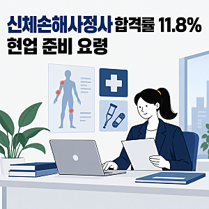 신체손해사정사 자격증 합격률 11.8%, 2차 4과목 공략과 현업 준비 요령