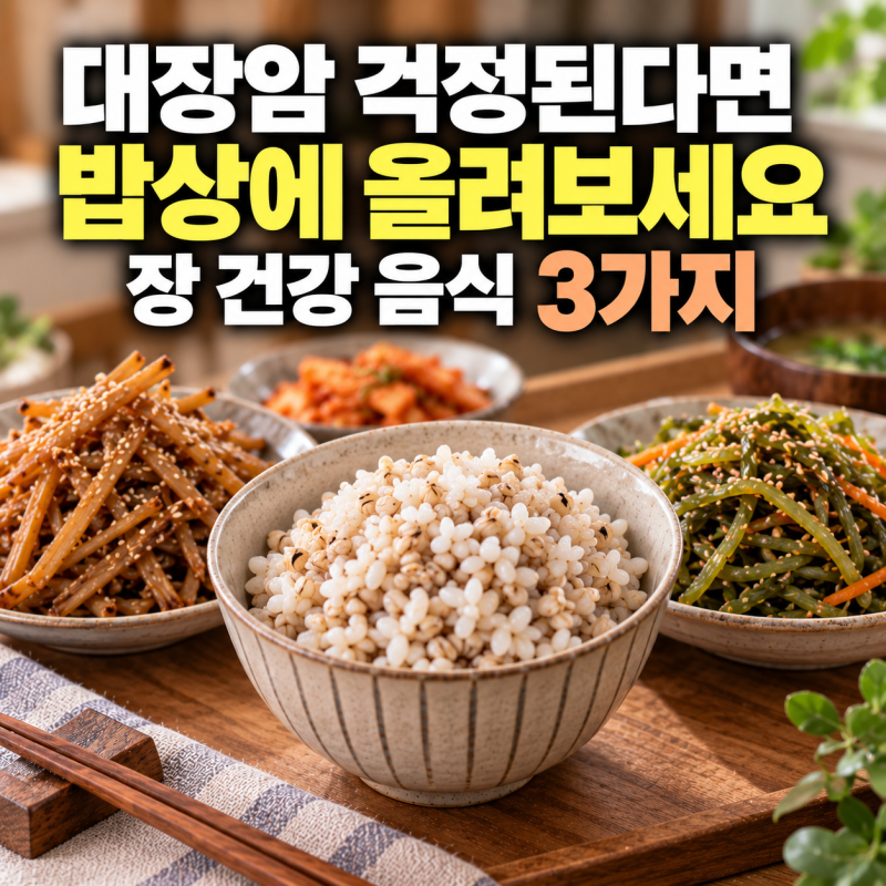 대장암 환자에게만 알려주고 싶은, 장 건강 음식 3가지