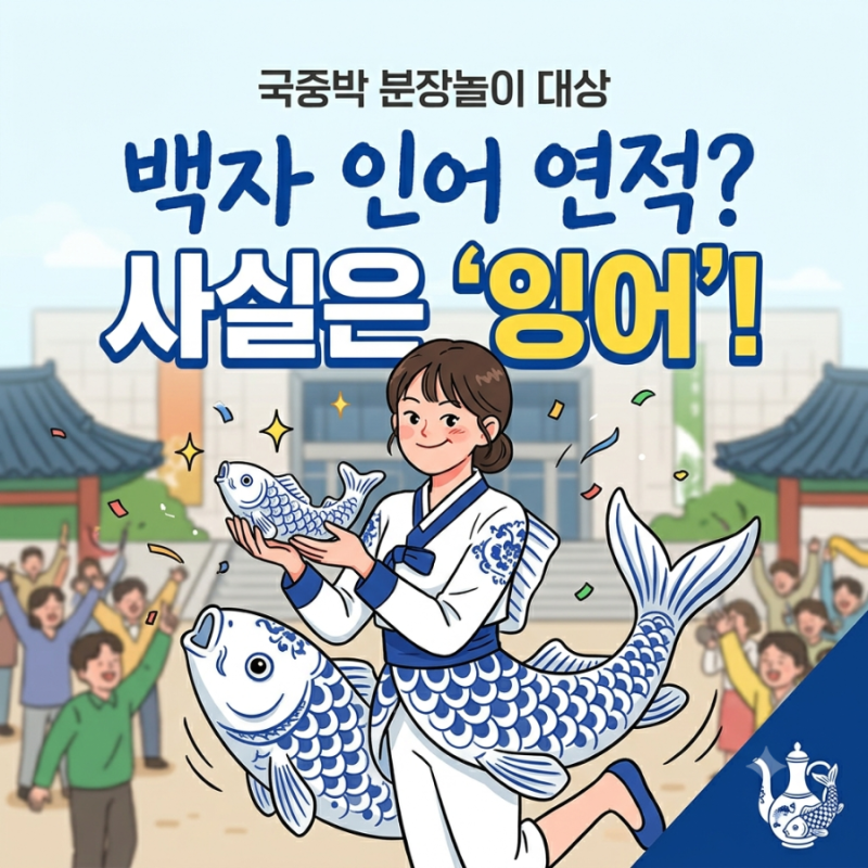 백자 인어 연적 정체는? 국중박 분장놀이 대상 '백자 잉어모양 연적' 총정리