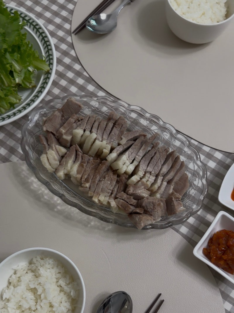 집에서 만드는 초간단 찜기 수육