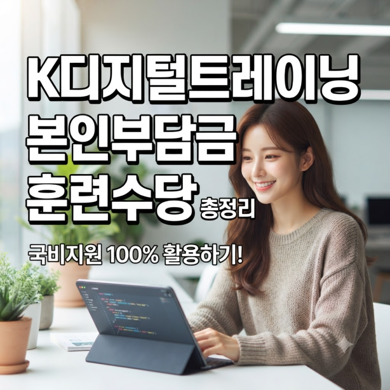 취준생 주목! K디지털트레이닝 본인부담금과 훈련수당 조건