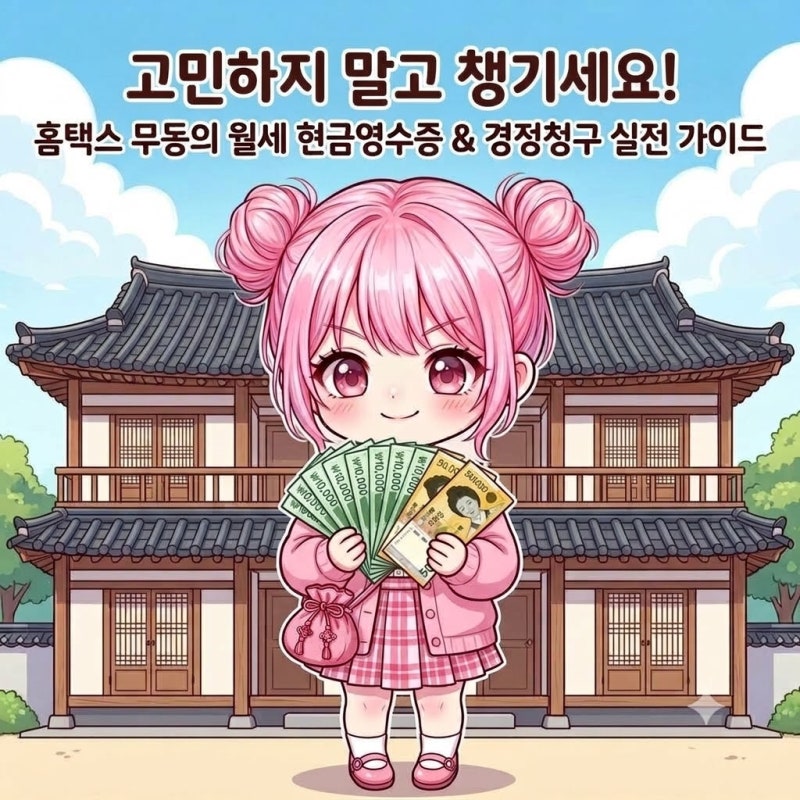 고민하지 말고 챙기세요! 홈택스 무동의 월세 현금영수증 & 경정청구 실전 가이드