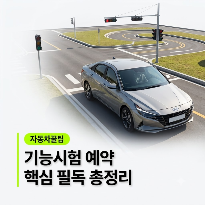 운전면허 기능시험 예약 방법, 접수 전 필수 체크리스트