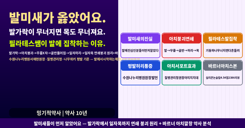 아치깔창인 줄 알았는데 아니었다? 바르너 아치스본 스포츠 3주 약사 실사용 후기
