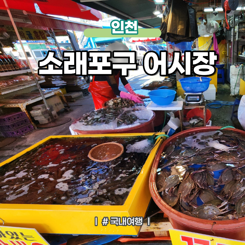 인천 가볼만한곳 인천 소래포구 종합어시장 이용방법 및 주차꿀팁