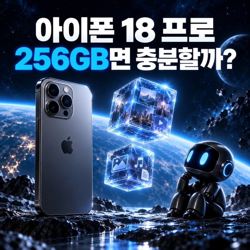 아이폰18 프로 256GB로 충분할까? 사진·영상 용량으로 고르는 법