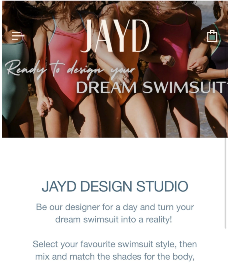 제이드 수영복  Jayd Swimwear 신상 발매 예고: Design By You