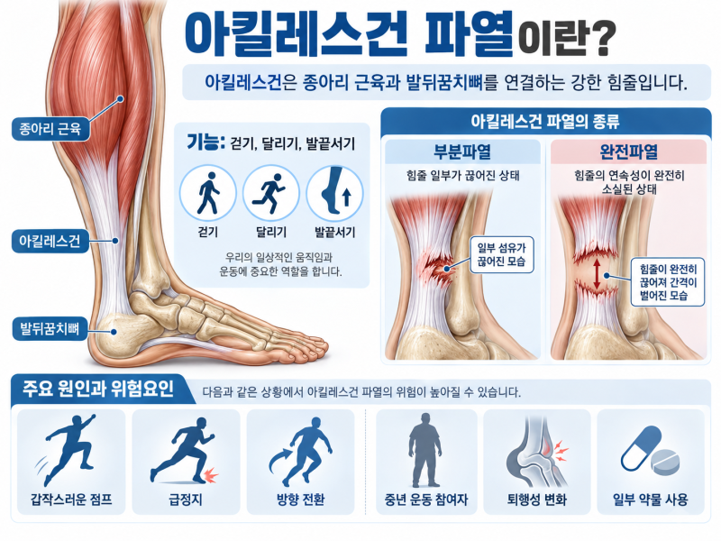 아킬레스건 파열(S86.0), 뒤꿈치에서 ‘뚝’ 소리가 났다면?_Prepared by 서호석손해사정사