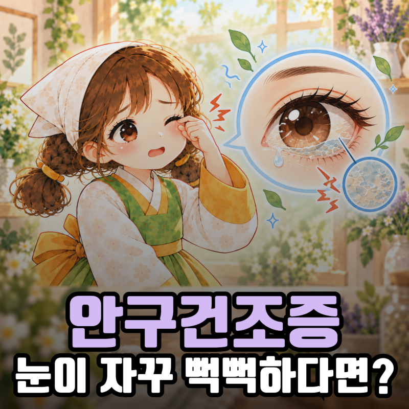 안구건조증 증상은? 원인부터 생활 속 관리 방법까지 총정리