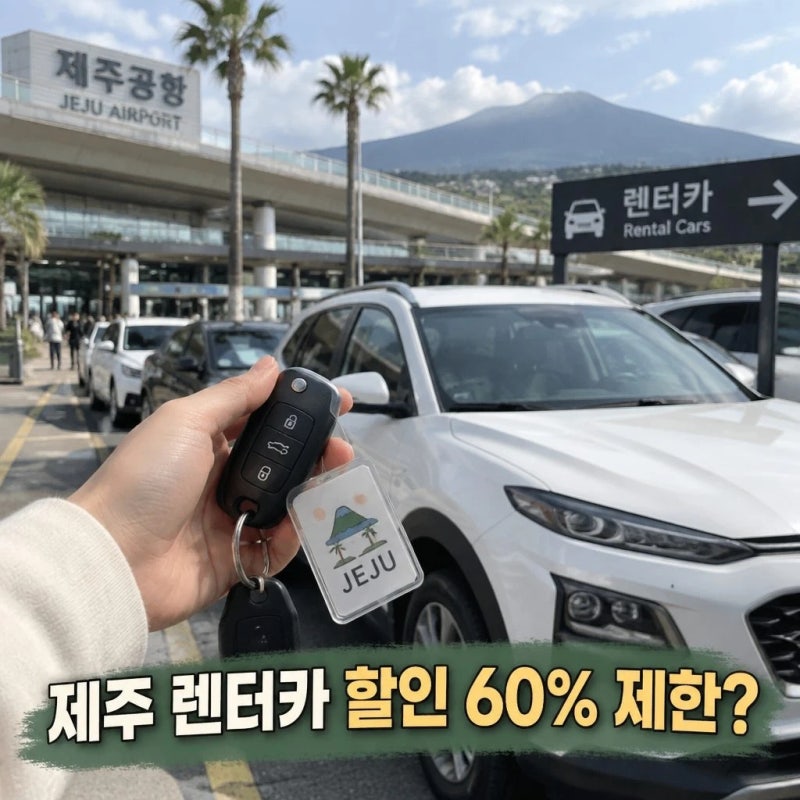 제주 렌터카 할인 60% 제한, 가격은 더 비싸질까?