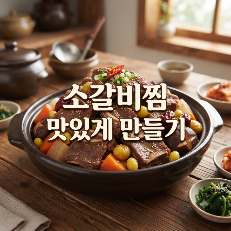 소갈비찜 황금비율 총정리｜핏물 제거부터 양념까지