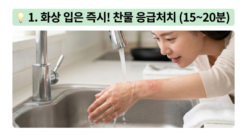 기름 튀어 가벼운 화상 입었을 때! 화상 연고 올바른 사용법 & 절대 금물 민간요법 정리