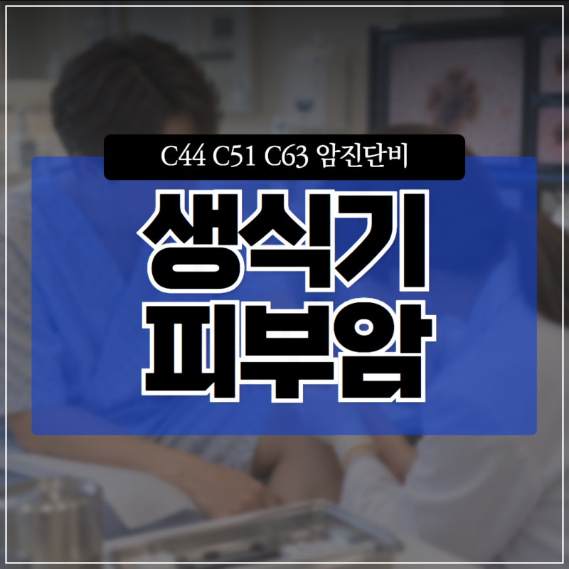 생식기 피부암 C44 C51 C63 암진단비 보험금 부위코드가 겹칠 때의 판단
